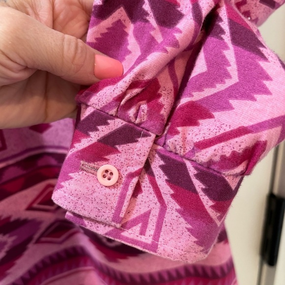 Vintage Roper Western Button Down Cow Girl Riding Shirt Womens Size Large - Picture 4 of 7